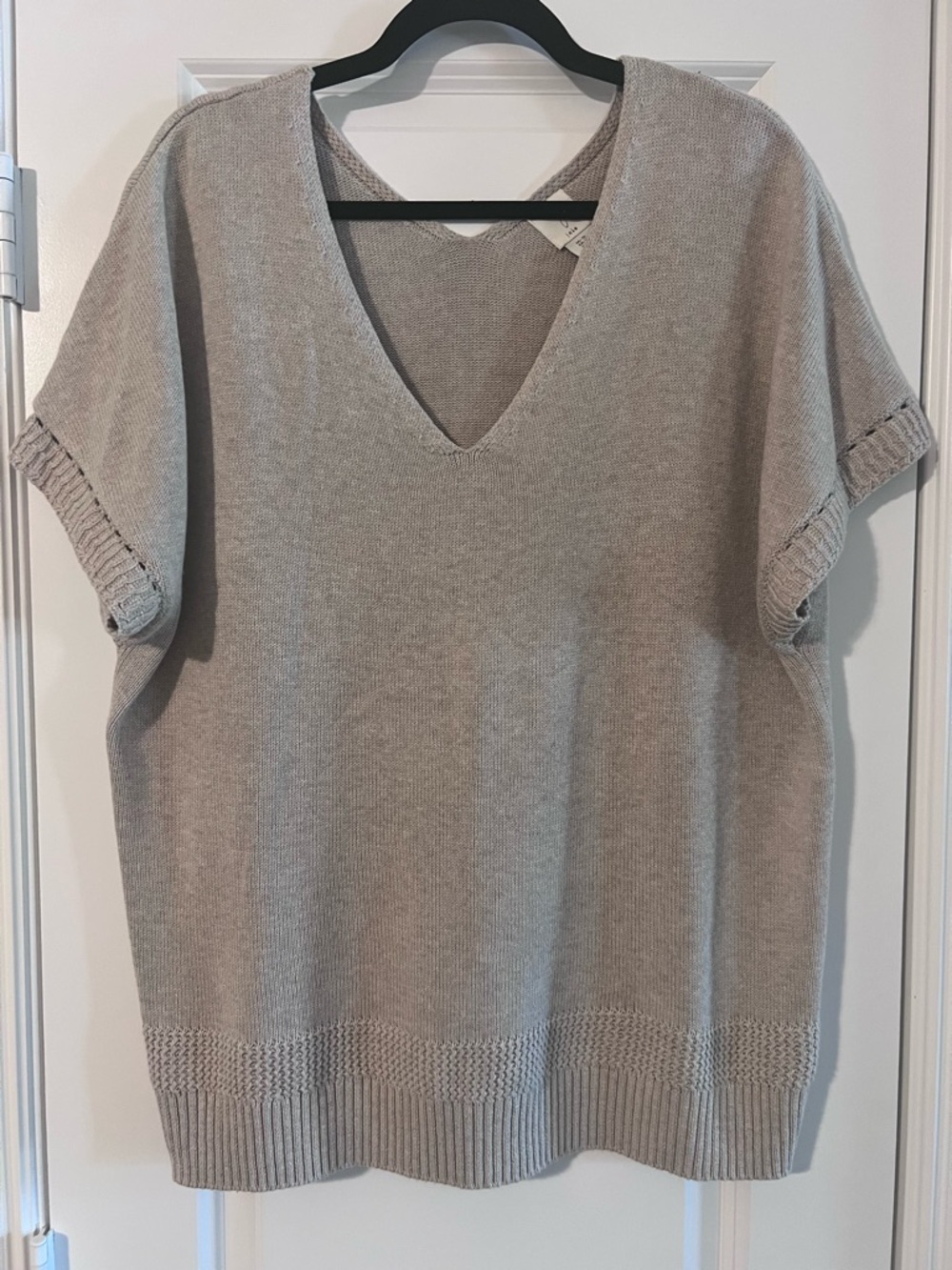 V-Neck Knit Top